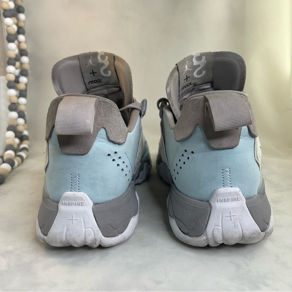 Nike Jordan Delta 2 white/gray/blue womens 8.5 Sneakers - Picture 4 of 9